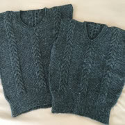 Knit Cabled Vests in the CKC crowdsourced collection