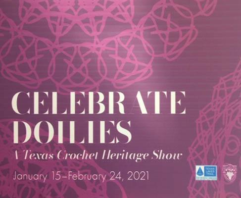 An image of a flyer for the Celebrate Doilies show