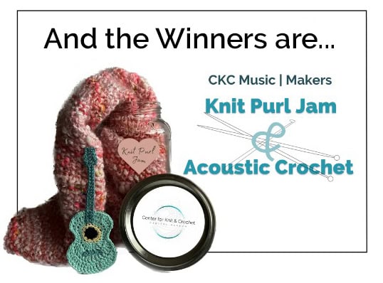 And the winners are... CKC Music Makers, Knit Purl Jam & Acoustic Crochet