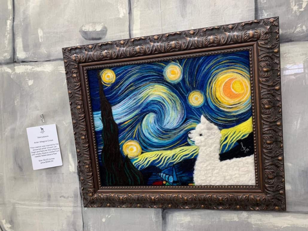 Van Gogh's Starry Night with an 