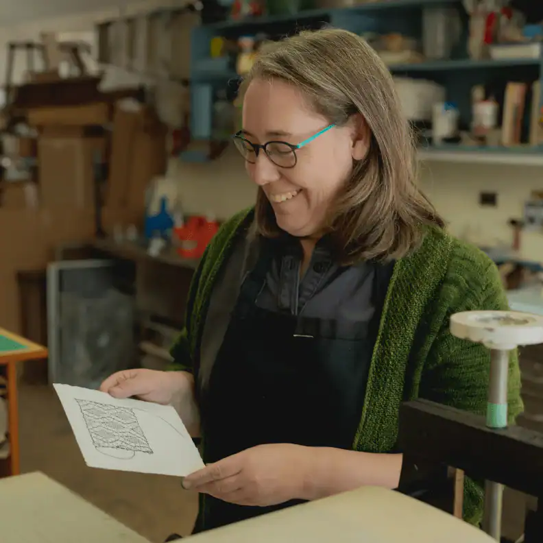 Julie Rosvall, Textile Artist and Print Maker